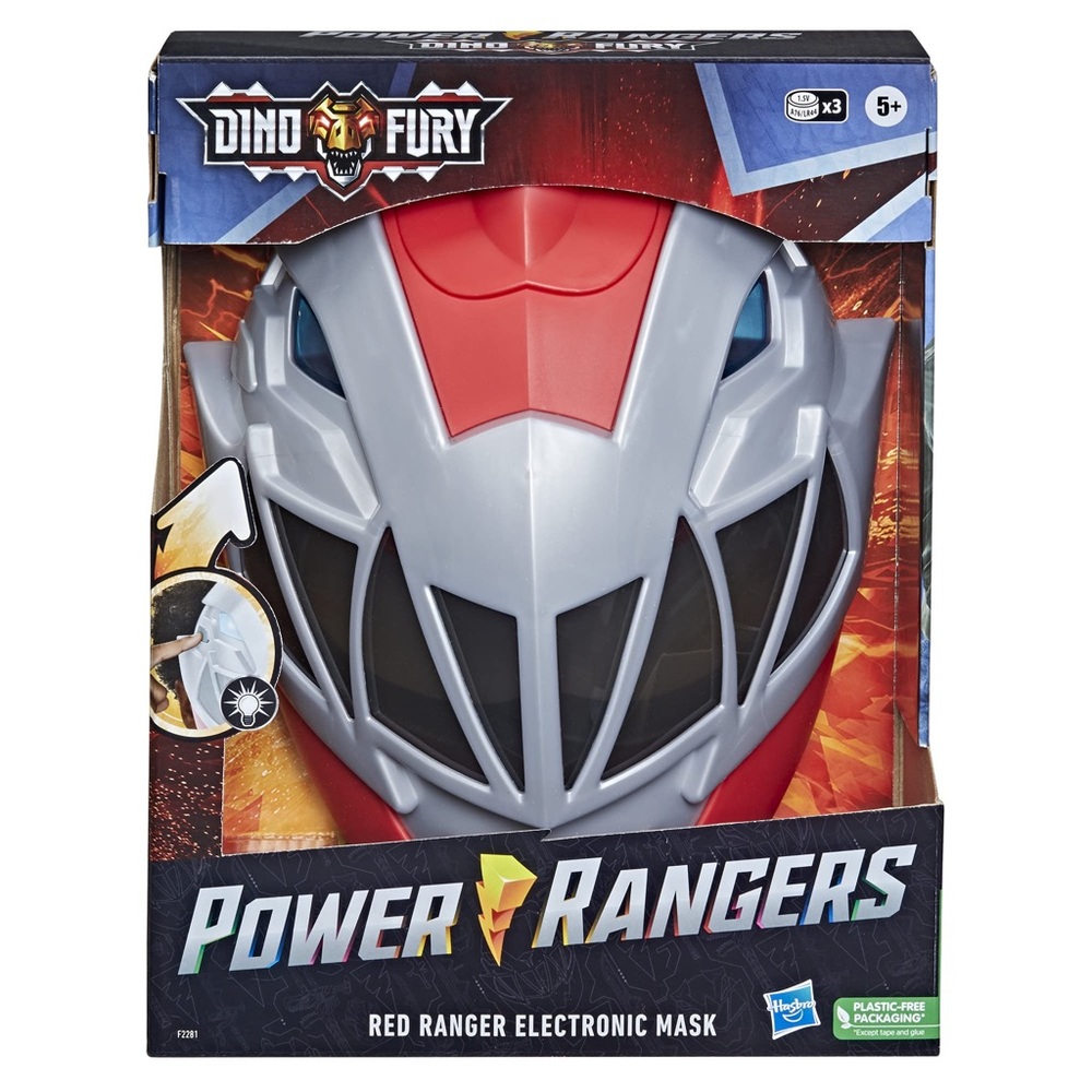 Power Rangers Red Ranger Light up Mask by Hasbro